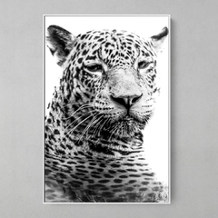 Quadro Decorativo Jaguar se Refrescando - comprar online