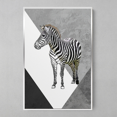 Imagem do Quadro Decorativo Zebra Color/Preto e Branco