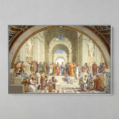 Imagem do Quadro Decorativo A Escola de Atenas - Raffaello Sanzio