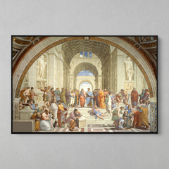 Quadro Decorativo A Escola de Atenas - Raffaello Sanzio