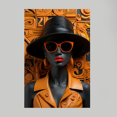 Quadro Decorativo Fashion Plastic 3D na internet