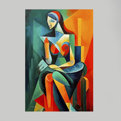 Quadro Mulher Sentada ll