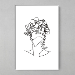 Quadro Lines Flower