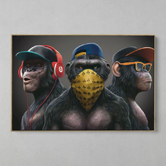 Quadro Os Macacos Gungster - loja online