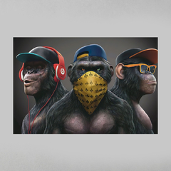 Imagem do Quadro Os Macacos Gungster