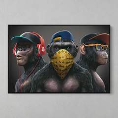 Quadro Os Macacos Gungster