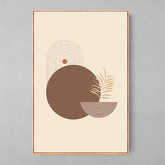 Quadro Minimalista Boho Planta - Ellquadros 