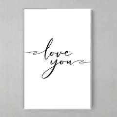 Quadro Love You - comprar online