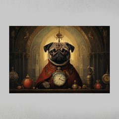 Quadro Decorativo Pug - Bosch Style