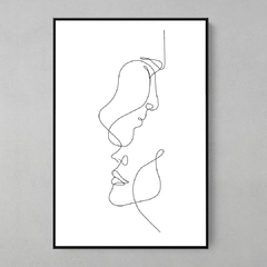 Quadro Two Faces Lines