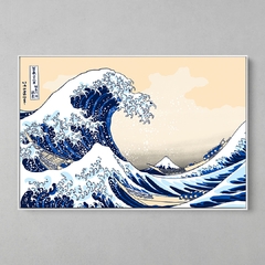 Quadro A Grane Onda de Kanagawa Monte Fuji - comprar online