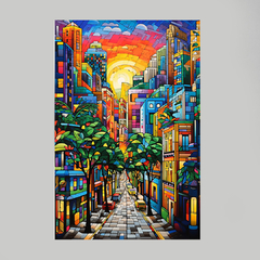 Quadro Rua Rio de Janeiro Romero Britto