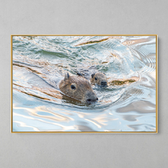 Quadro Decorativo Mamãe Capivara - loja online