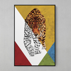 Quadro Decorativo Tigre Color