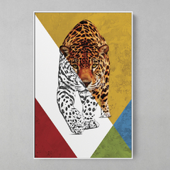 Quadro Decorativo Tigre Color - comprar online