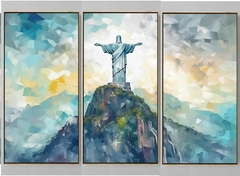 QUADRO TRÍPTICO RIO DE JANEIRO CRISTO REDENTOR na internet