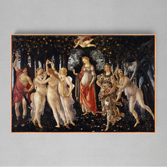 Quadro Decorativo Primavera - Sandro Botticelli - Ellquadros 