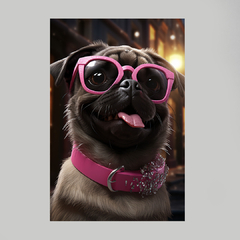 Imagem do Quadro Decorativo Pug Barbie