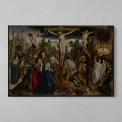 Quadro Decorativo A crucificação - Dreux Budé Master