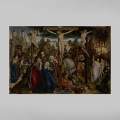 Quadro Decorativo A crucificação - Dreux Budé Master