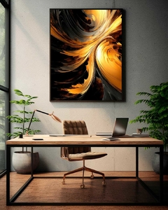 Quadro Luxury Gold and Black