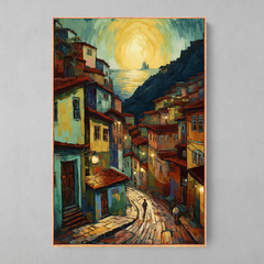 Quadro Decorativo Ladeira estilo Picasso - loja online