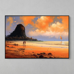 Imagem do Quadro Praia RJ estilo Salvador Dalí