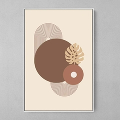 Quadro Minimalista Boho Folha - comprar online