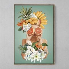 Quadro Mulher Tropical na internet