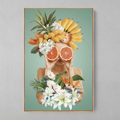 Quadro Mulher Tropical - Ellquadros 