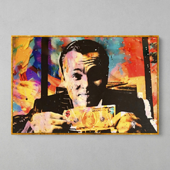 Quadro O Lobo de Wall Street Por Art - Ellquadros 