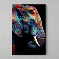 Quadro Elefante Colorful l na internet