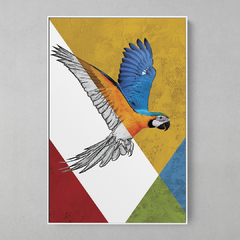 Quadro Decorativo Arara Color - comprar online