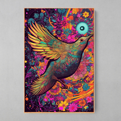 Quadro Beija-Flor Good Vibes - comprar online