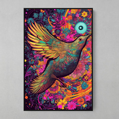 Quadro Beija-Flor Good Vibes - comprar online