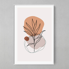 Quadro Decorativo Planta Abstrata - comprar online