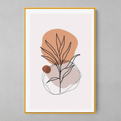 Quadro Decorativo Planta Abstrata - loja online