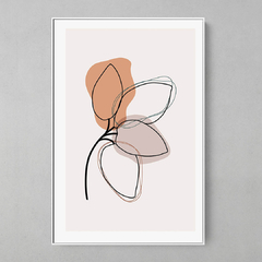 Quadro Decorativo Planta Abstrata - comprar online