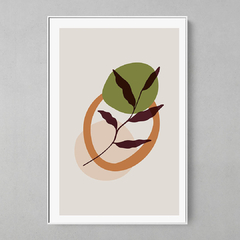 Quadro Decorativo Planta Abstrata - comprar online