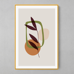 Quadro Decorativo Planta Abstrata - loja online