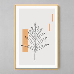 Quadro Decorativo Planta Abstrata - loja online