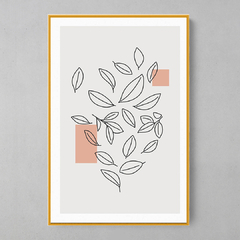 Quadro Decorativo Planta Abstrata - loja online