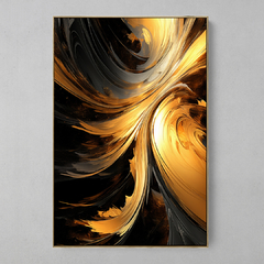 Quadro Luxury Gold and Black - Ellquadros 