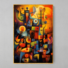 Imagem do Quadro Colorful Abstract Joy