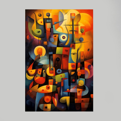 Quadro Colorful Abstract Joy