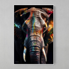 Quadro Colorful Elephant - comprar online