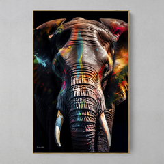 Quadro Colorful Elephant na internet