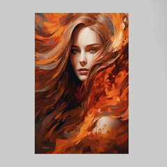 Imagem do Quadro Fire Hair