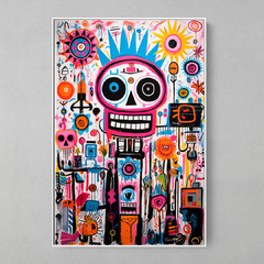 Quadro Decorativo Colorful Graffiti Symbols - comprar online