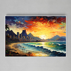 Quadro Decorativo Rio de Janeiro Waves